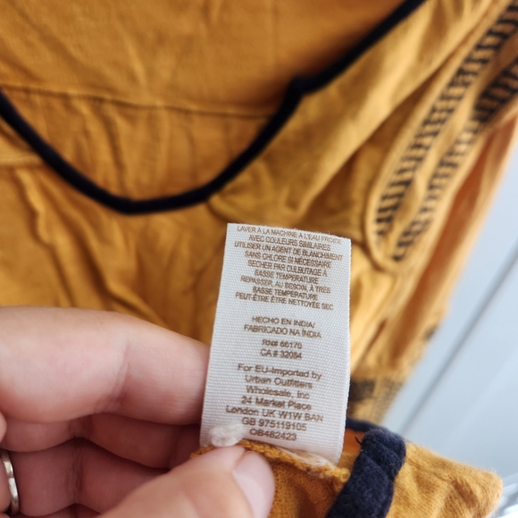 Free People Island Hopper Orange Embroidered Balloon Sleeve Top - Picture 9 of 10